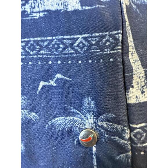 NEW Chiliwear Medium PENN State College BlueShort Sleeve Button Down NWT - Picture 5 of 6